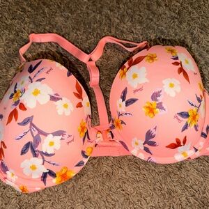 Victoria's Secret Floral Pink Bra
